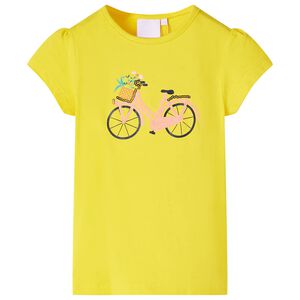 vidaXL Kids' T-shirt Yellow 104