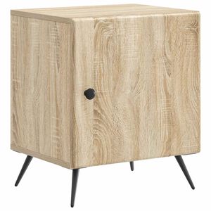 vidaXL Bedside Cabinet Sonoma Oak 43 x 34.5 x 50 cm Engineered Wood