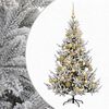 vidaXL Artificial Christmas Tree with Bauble 120 cm 150 LEDs