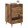 vidaXL Bedside Cabinet Old Wood 40 x 40 x 66 cm Engineered Wood