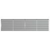vidaXL Planter Light Grey 320 x 40 x 75 cm Steel