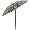 vidaXL Fishing Umbrella Camouflage 220 x 193 cm Oxford Polyester