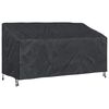 vidaXL Garden Bench Cover Black 205 x 85 x 65 / 94 cm 210D Oxford Fbric