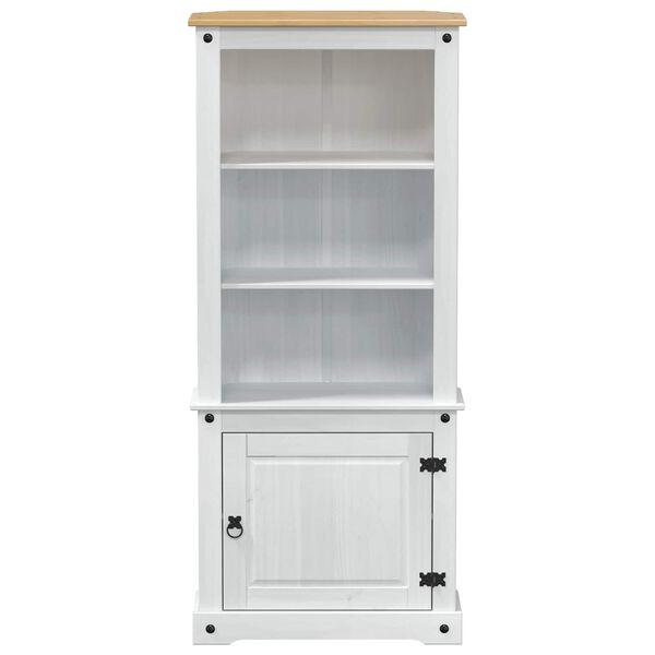 vidaXL Highboard White 74 x 38 x 170 cm Solid Pine Wood