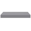 vidaXL Floating Wall Shelves 2 pcs Grey 40x23x3.8 cm MDF