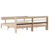 vidaXL Bed Frame without Mattress 200x200 cm Solid Wood Pine