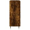 vidaXL Sideboard Smoked Oak 69.5x34x90 cm Engineered Wood