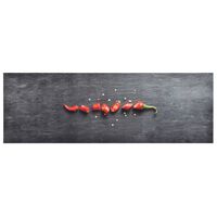 vidaXL Kitchen Carpet Washable Pepper 45x150 cm