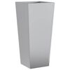 vidaXL Garden Planters 35x35x75 cm 2 pcs Galvanised Steel