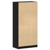 vidaXL Highboard Black Oak 68 x 37 x142 cm