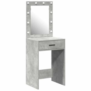 vidaXL Dressing Table Concrete grey 50 x 41 x 135 cm Engineered wood