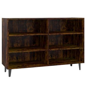 vidaXL Sideboard Smoked Oak 103,5x35x70 cm Engineered Wood