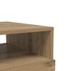 vidaXL Coffee Table with LED Lights Artisan Oak 50x49x40 cm