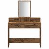 vidaXL Dressing Table Old Wood 100 x 41 x 140 cm Engineered Wood