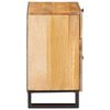 vidaXL Bedside Cabinet Natural 50 x 33 x 60 cm Solid Mango Wood