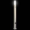 vidaXL Bollard Lights with Sensor&Outlet 3 pcs 110 cm Stainless Steel IP44