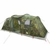 vidaXL Camping Tent Tunnel 4-Person Camouflage Waterproof