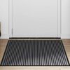 vidaXL Doormat Black 80 x 120 cm Polypropylene