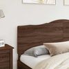 vidaXL Headboard Brown Oak 200 cm Engineered wood