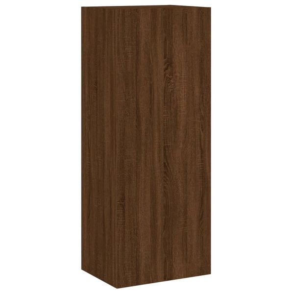 vidaXL TV Wall Cabinet Brown Oak 40.5x30x102 cm Engineered Wood