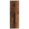 vidaXL Plant Stand Old Wood 33x33x100 cm Engineered Wood