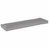 vidaXL Pallet Cushion for Bench Grey 140 x 40 x 8 cm Oxford fabric