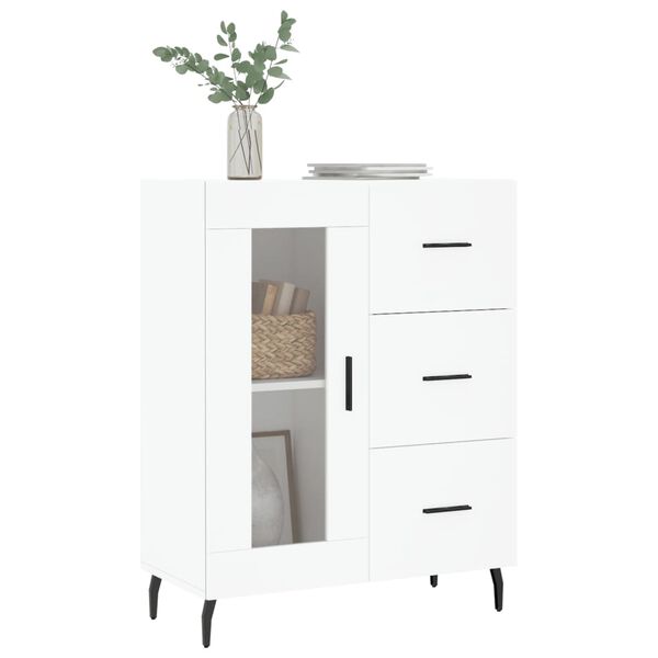 vidaXL Sideboard White 69.5x34x90 cm Engineered Wood