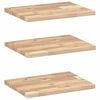 vidaXL Floating Shelves 3 pcs 40x30x2 cm Untreated Solid Wood Acacia