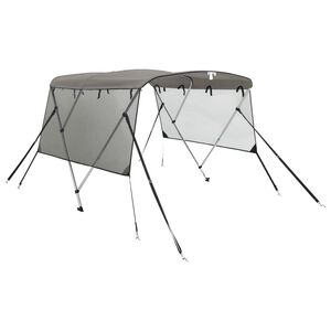 vidaXL 3-bow Bimini Top with Mesh Sidewalls 183x(137-152)x137 cm