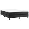 vidaXL Box Spring Bed Frame Black Double Faux Leather (UK/IE/FI/NO only)