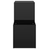 vidaXL Hall Shoe Cabinet High Gloss Black 105x35.5x70 cm Engineered Wood