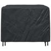 vidaXL Furniture Cover Plain Black 125 x 125 x 74 cm Fabric