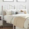 vidaXL Metal Headboard White 120 cm
