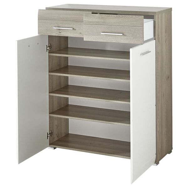 Germania Shoe Cabinet GW-Malou White and Oak