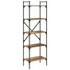 vidaXL Bookcase Old Wood 56 x 32 x 174 cm Engineered Wood