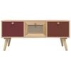 vidaXL Coffee Table with Drawers 80x40x35.5 cm Engineered Wood