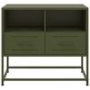 vidaXL TV Cabinet Olive Green 68x39x60.5 cm Steel