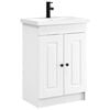 vidaXL Bathroom Furniture Set White 56 x 37.5 x 81 cm Engineered Wood