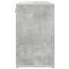 vidaXL Shoe Cabinet Concrete grey 77.5 x 30 x 51 cm Engineered Wood