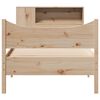 vidaXL Bed Frame without Mattress 75x190 cm Small Single Solid Wood Pine
