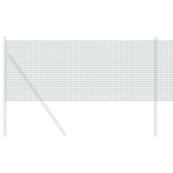 vidaXL Welded Wire Fence Green 0.4 x 25 m