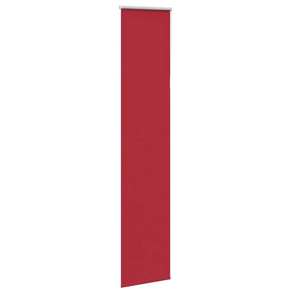 vidaXL Roller Blind Blackout Red 60x230 cm Fabric Width 55.7 cm Polyester