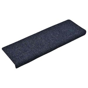 vidaXL Stair Mats Self-adhesive 15 pcs 65x21x4cm Blue Rectangular Edge