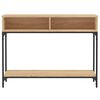 vidaXL Console Table Sonoma Oak 100x30.5x75 cm Engineered Wood