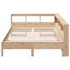 vidaXL Bookcase Bed without Mattress 150x200 cm King Size Solid Wood Pine