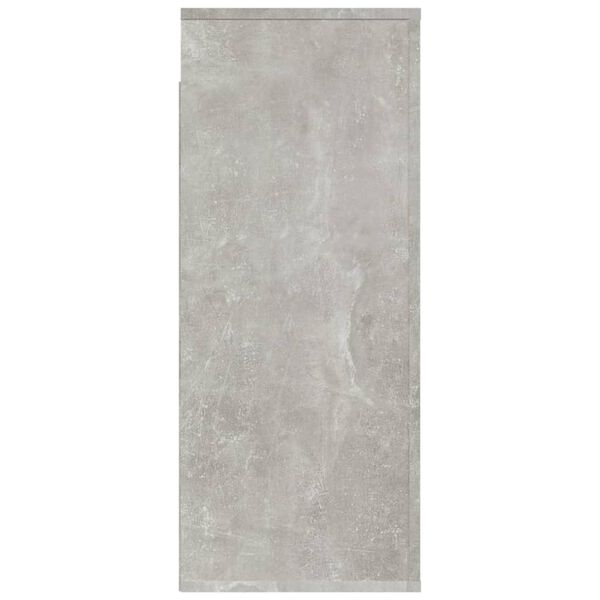 vidaXL Wall Cabinet Concrete Grey 80x33x80 cm Engineered Wood