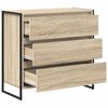 vidaXL Sideboard with Drawer Sonoma 79 x 36 x 75.5 cm Engineered Wood