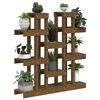 vidaXL Plant Stand Honey Brown 104.5x25x109.5 cm Solid Wood Pine