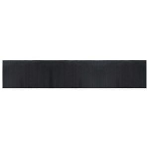 vidaXL Rug Rectangular Black 60x300 cm Bamboo