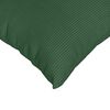 vidaXL Sofa Pillows 2 pcs Dark Green 80 x 40 cm Corduroy Fabric